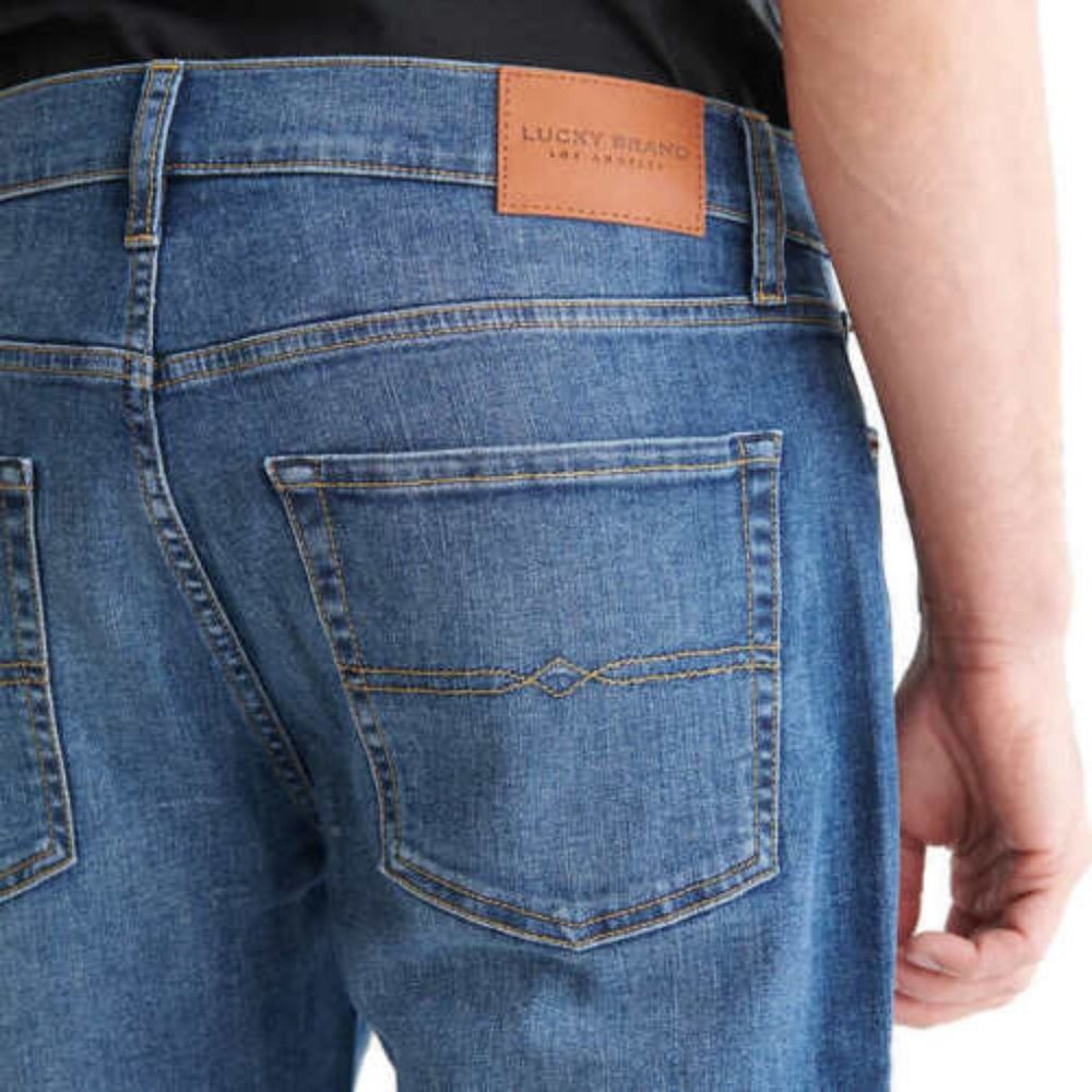 Lucky Men's 221 Jean, Dark Blue, 42 x 32 - Picture 4 of 5